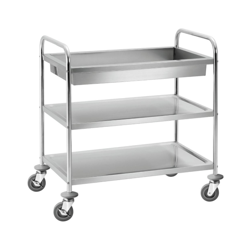 [PROB-27-200] Servierwagen mit 2 Borden und 1 Abräummulde