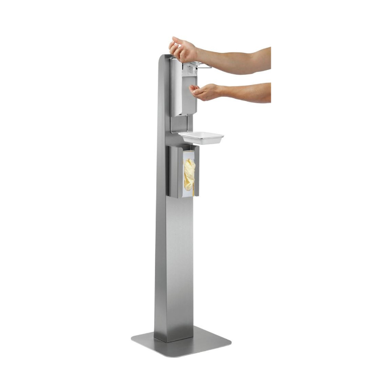[PROB-27-212] Hygiene column (disinfectant dispenser, drip tray, glove dispenser and column)