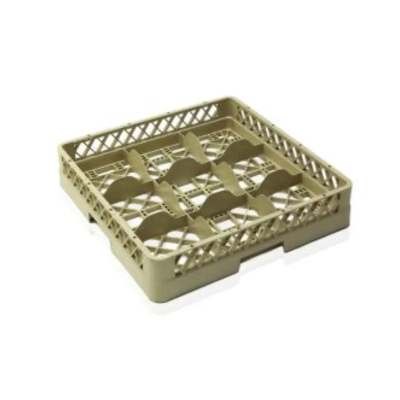 [PROB-56-19] Spülkorb/Gläserkorb (9 Gläser), 500 x 500 x 100 mm (B/T/H)