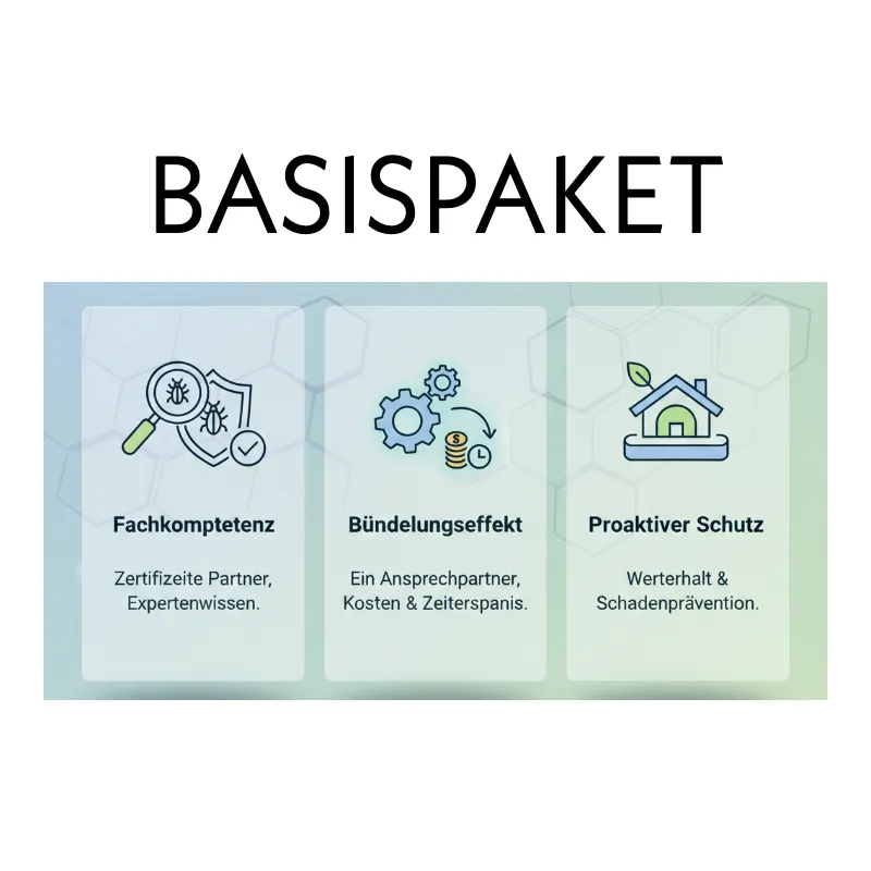 Schädlingsbekämpfung Rundum-Sorglos "Basispaket"