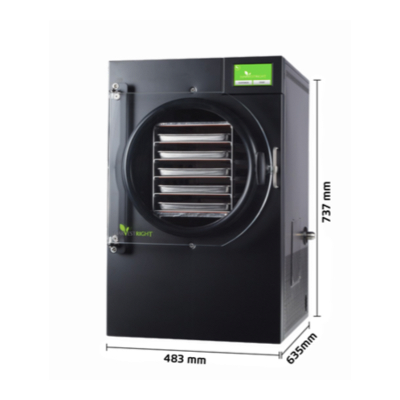 Freeze dryer "Home" medium with 5 trays, various colours (black)