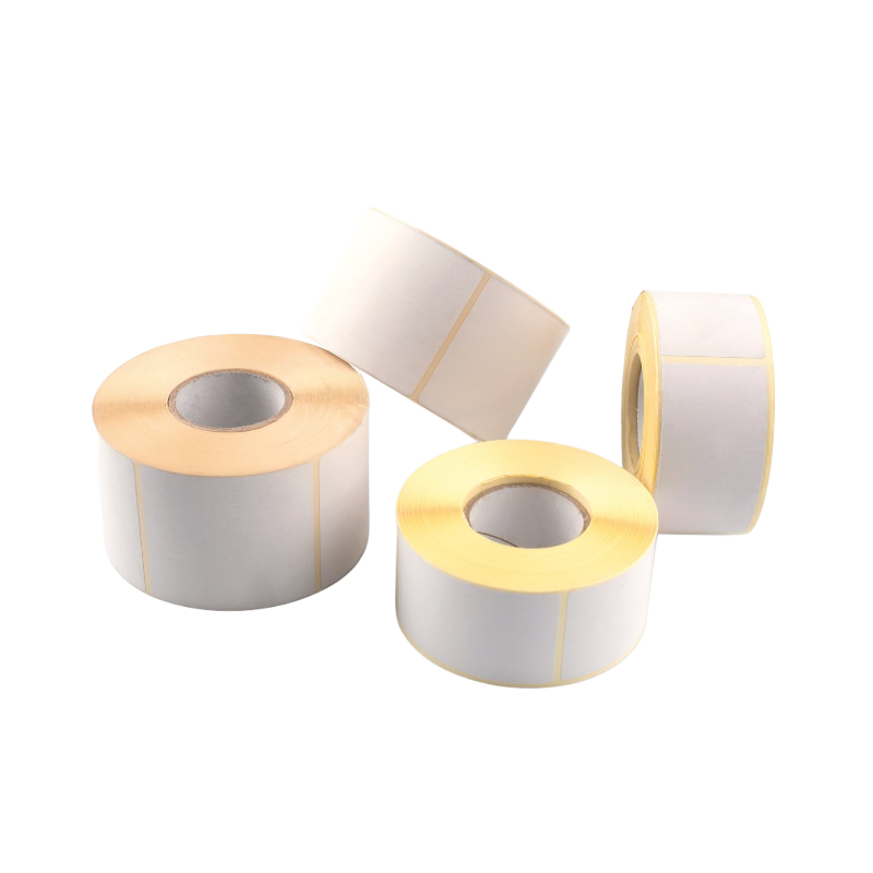 [PROB-5-9] Thermoklebeetiketten für Thekenwaage / Detailverkaufswaage mit Etikettierung und Frontdisplay (1 Karton mit 18 Rollen á 700 Etiketten)