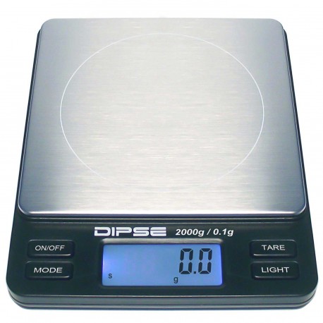 [PROB-40-1] Digital scales / up to 2,000 g / stainless steel weighing surface / easy to use / precise results