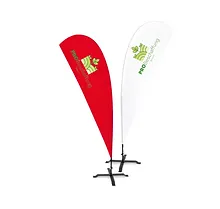 [PB25-118] Drop flag / plug-in system / for indoor & outdoor use / 1 piece