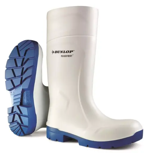 Sicherheitsgummistiefel Dunlop Purofort Foodpro Multigrip 45 mit Stahlkappe S4