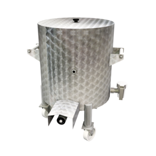 [PB52-34] Elektrokochkessel / 150 Liter / rund / fahrbar / rostfrei