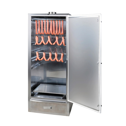 [PB6-1] Smoker XL / wood / for approx. 130 pieces of fish or approx. 100 kg of meat