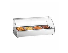 [PB3-56] Aufsatzvitrine für warme Speisen / für 4 Produkte