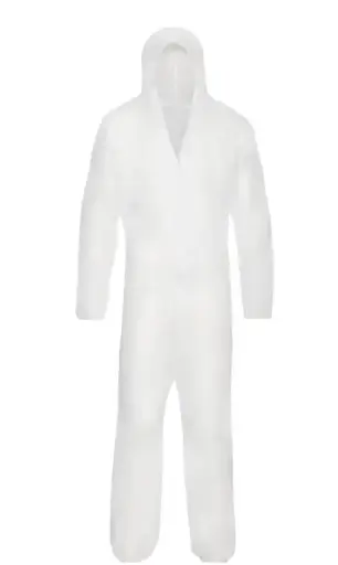 [PB51-7] Disposable coverall / protective suit with hood / type PP-1L