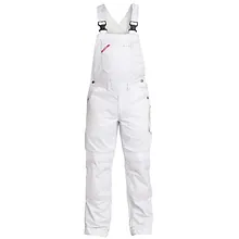 [PB4-26weiß] Herren Latzhose Combat / weiß