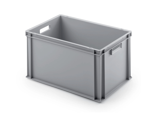 [PB64-11] Plastic crate / gray / 60 x 40 x 32 cm / 1 piece