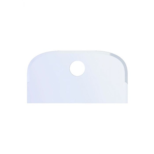 [PB36-26weiß] Scraper / large / flexible / 230 x 120 mm / white
