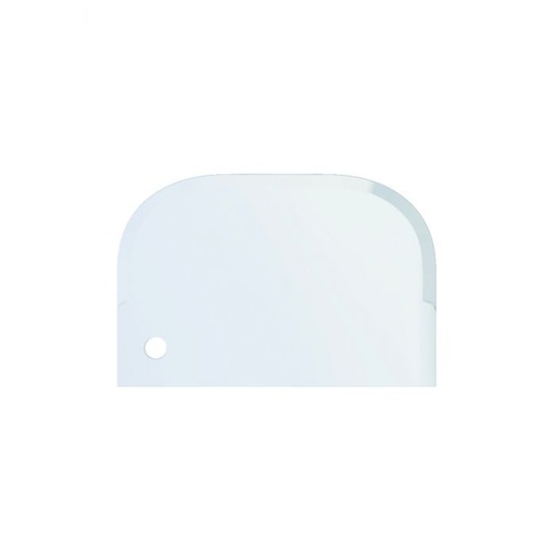 [PB36-25weiß] Scraper / small / flexible / 150 x 100 mm / white