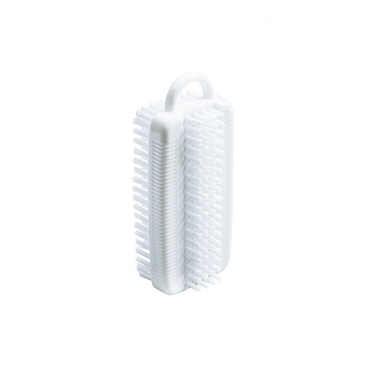 [PB36-14weiß] Nailbrush/washing brush / double-sided / Ø 0.35 mm / 110 mm long / medium hard / white