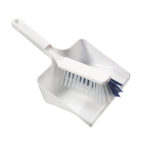 [PB36-6] Sweeping set/shovel & hand brush / white