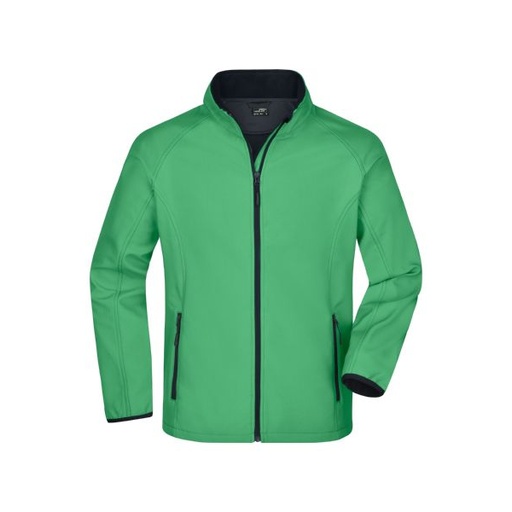 [PB4-11grün] Herren Softshelljacke / grün