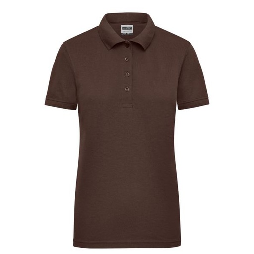 [PB4-49braun] Damen Poloshirt Workwear / braun