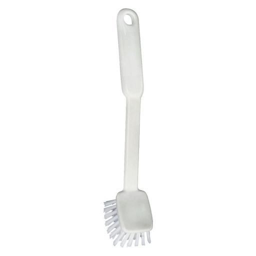[PB36-30] Square dishwashing brush / Ø 0.40 mm / 240 mm long / medium / white