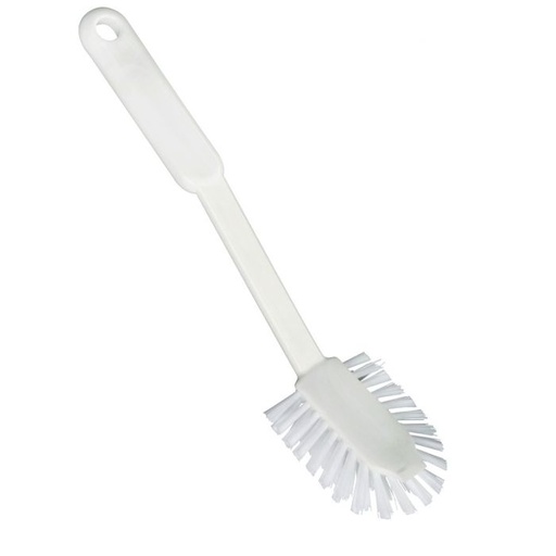 [PB36-42] Dishwashing brush / oval / Ø 0.40 mm / 270 mm long / medium / white