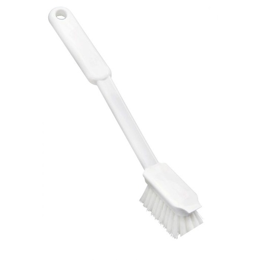 [PB36-43] Dishwashing brush / oval / narrow / Ø 0.40 mm / 255 mm long / medium / white