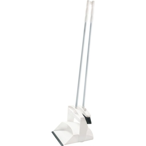 [PB36-46weiß] Sweeping set with long steel handle / Ø 0.20 mm / 1000 mm high / soft / white