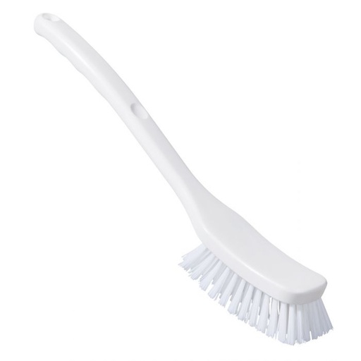 [PB36-49weiß] Handle brush / wide / Ø 0.35 mm / 295 mm long / medium / white