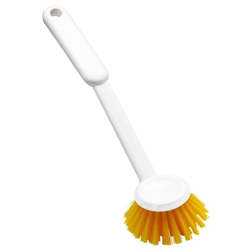 [PB36-12gelb] Dishwashing brush / round / Ø 0.35 mm / 255 mm long / medium / yellow