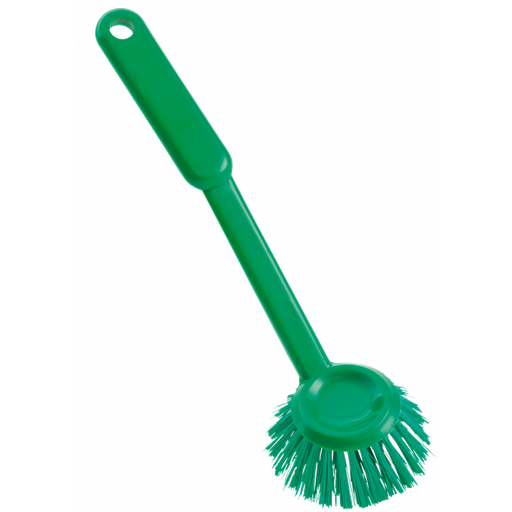 [PB36-12grün-fc] Dishwashing brush / round / Ø 0.35 mm / 255 mm long / medium / green-fc