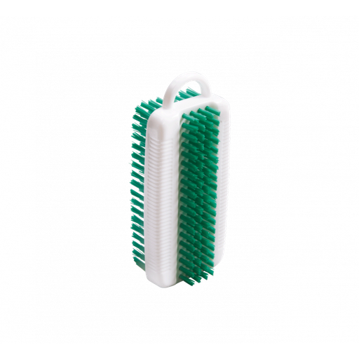 [PB36-14grün] Nailbrush/washing brush / double-sided / Ø 0.35 mm / 110 mm long / medium hard / green