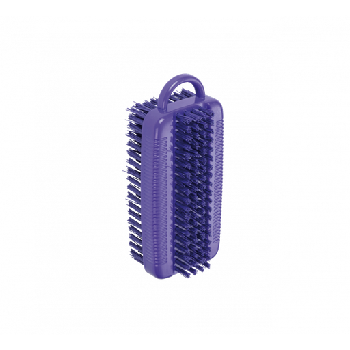 [PB36-14lila-fc] Nailbrush/washing brush / double-sided / Ø 0.35 mm / 110 mm long / medium hard / purple-fc