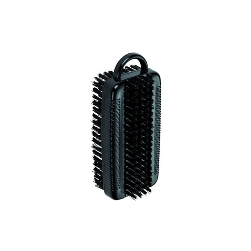 [PB36-14schwarz-fc] Nailbrush/washing brush / double-sided / Ø 0.35 mm / 110 mm long / medium hard / black-fc