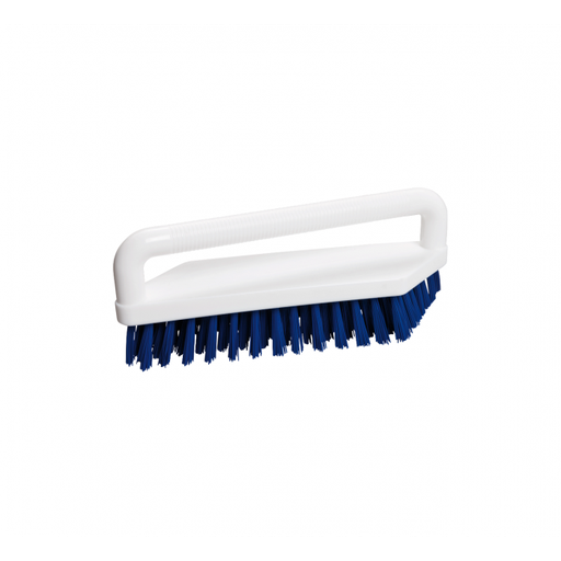 [PB36-52blau] Scrubbing brush with handle / Ø 0.50 mm / 180 mm long / hard / blue