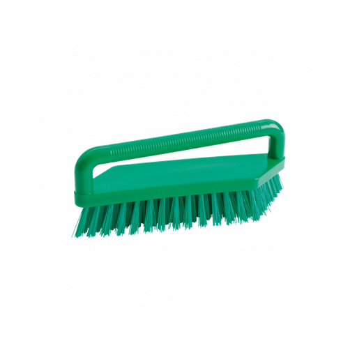 [PB36-52grün-fc] Scrubbing brush with handle / Ø 0.50 mm / 180 mm long / hard / green-fc