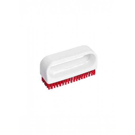 [PB36-63rot] Nagelbürste/Waschbürste mit Bügel / Ø 0,35 mm / 90 mm lang / mittel / rot