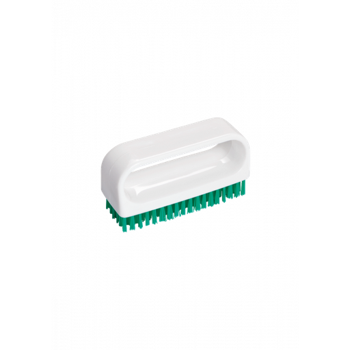 [PB36-63grün] Nailbrush/washing brush with handle / Ø 0.35 mm / 90 mm long / medium / green