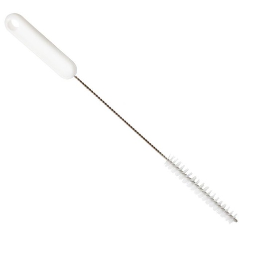 [PB36-65weiß] Pipe brush / stainless steel wire / Ø 0.35 mm / 305 mm long / hard / white-fc