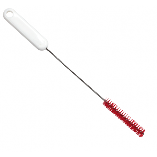 [PB36-65rot] Pipe brush / stainless steel wire / Ø 0.35 mm / 305 mm long / hard / red