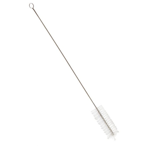 [PB36-66] Pipe brush / stainless steel wire / Ø 0.35 mm / 500 mm long / soft / white