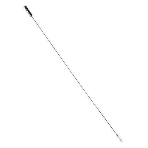 [PB36-71] Schlauchbürste / 2 Bürstenenden / Edelstahldraht /  Ø 0,15 mm / 470 mm / hart