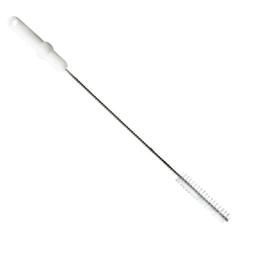 [PB36-74weiß] Pipe brush / stainless steel wire / Ø 0.50 mm / 500 mm long / hard / white-fc