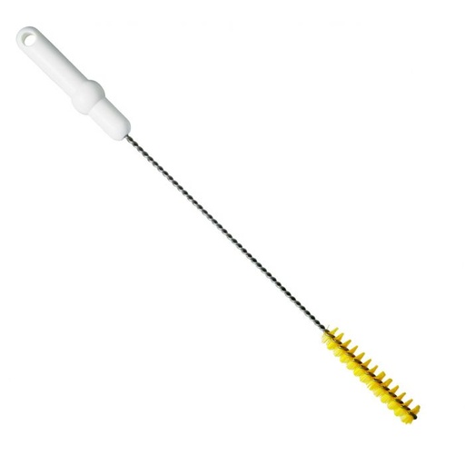 [PB36-74gelb] Pipe brush / stainless steel wire / Ø 0.50 mm / 500 mm long / hard / yellow