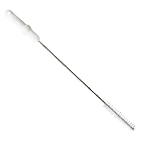 Pipe brush / stainless steel wire / Ø 0.50 mm / 500 mm long / hard / blue