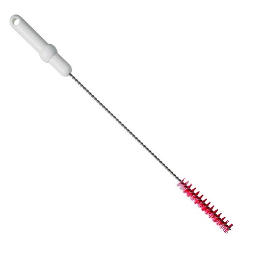 [PB36-74rot] Rohrbürste / Edelstahldraht / Ø 0,50 mm / 500 mm lang / hart / rot