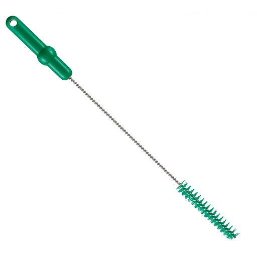 [PB36-74grün-fc] Pipe brush / stainless steel wire / Ø 0.50 mm / 500 mm long / hard / green-fc