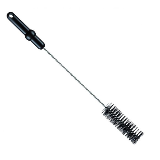 [PB36-75schwarz-fc] Rohrbürste / Edelstahldraht / Ø 0,50 mm / 500 mm lang / mittel / schwarz-fc