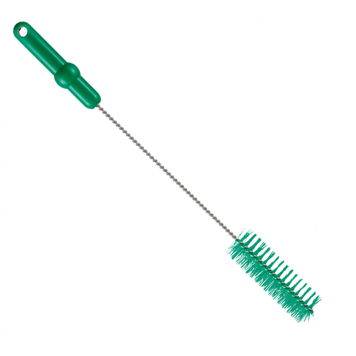 [PB36-75grün-fc] Pipe brush / stainless steel wire / Ø 0.50 mm / 500 mm long / medium / green-fc