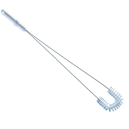 [PB36-77] Rohrbürste U-Form / Edelstahldraht / Ø 0,35 mm / 570 mm lang / hart / weiß