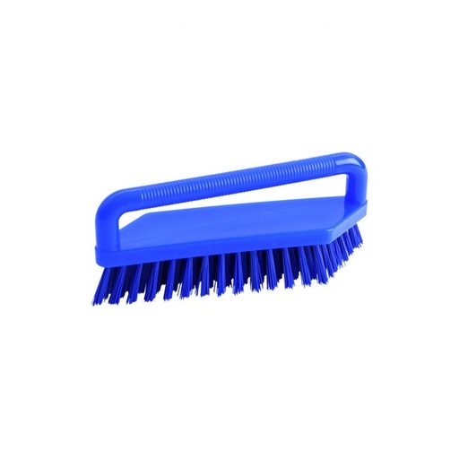 [PB36-52blau-fc] Scrubbing brush with handle / Ø 0.50 mm / 180 mm long / hard / blue-fc