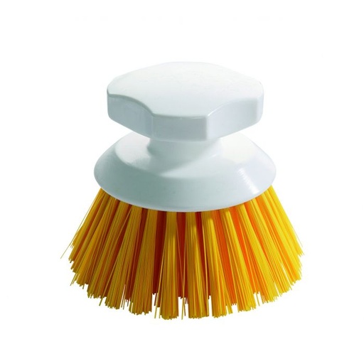 [PB36-90gelb] Button brush / Ø 0.50 mm / Ø 120 mm wide / hard / yellow