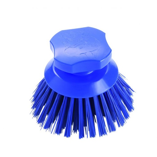 [PB36-90blau-fc] Knopfbürste / Ø 0,50 mm / Ø 120 mm breit / hart / blau-fc